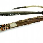 Persenjataan Tradisional Dari Suku Dayak Yang Di Dalam