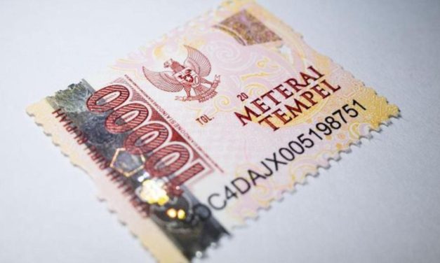 Label Materai Dalam Sebuah Dokumen Tertentu