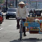 Kendaraan Tradisional Becak Dayung Tanpa Mesin