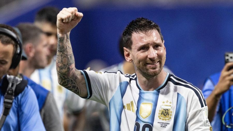 Pemain Bola Messi Sebagai Mega Bintung Dunia 