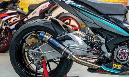 Pembuangan Gas Knalpot Pada Kendaraan Motor