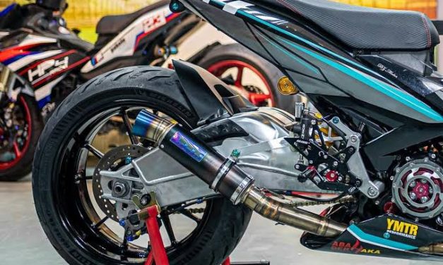 Pembuangan Gas Knalpot Pada Kendaraan Motor