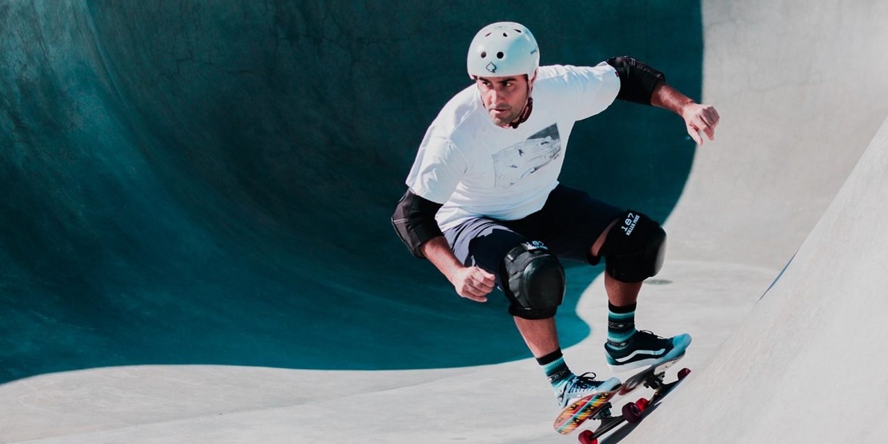 Olahraga Rekreasi Skateboard Dengan Sebuah Papan